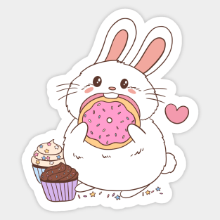 Hungry Rabbit (Sweet Tooth) Sticker